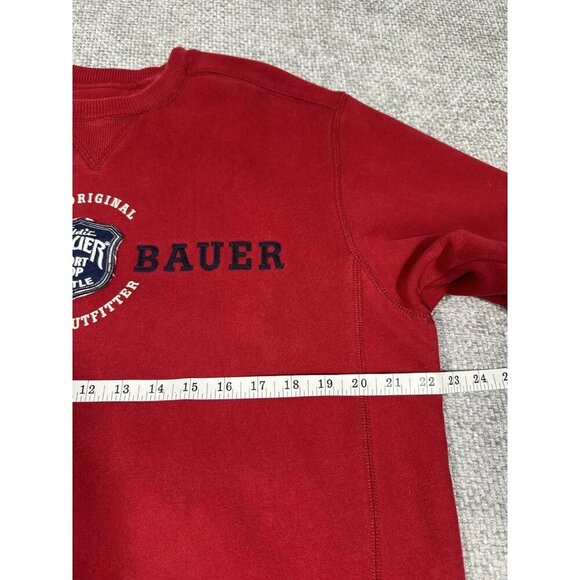 Eddie Bauer Sweatshirt Mens Medium Red Sport Shop Seattle Spell Out Y2K - Picture 5 of 9
